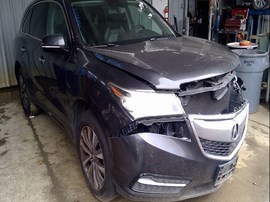 2014 ACURA MDX, GRAY, 3.5L, AT, FWD.  A25061
